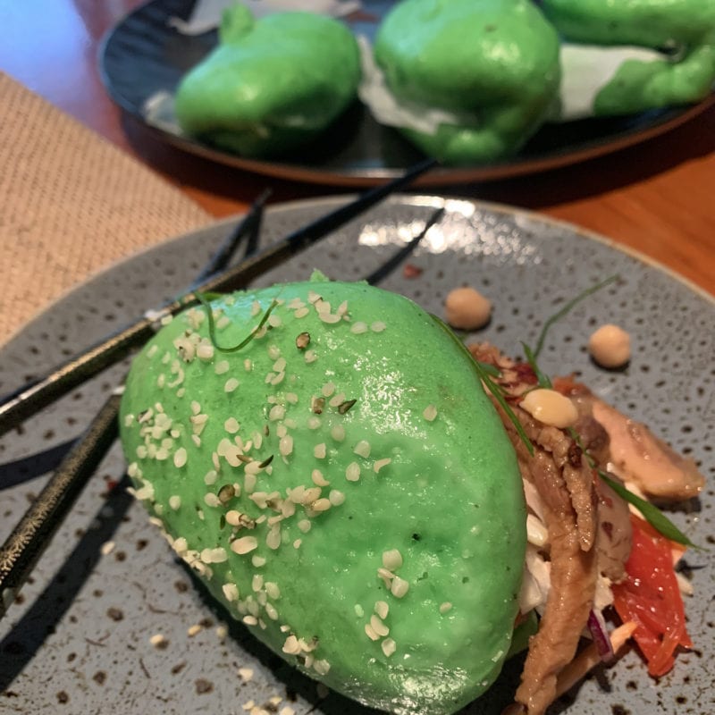Green Hemp Heart Bao Buns