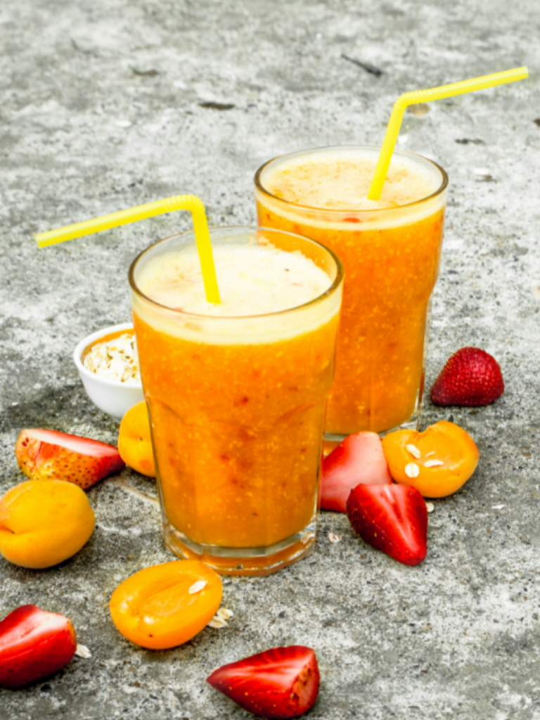 Apricot & Strawberry Smoothie