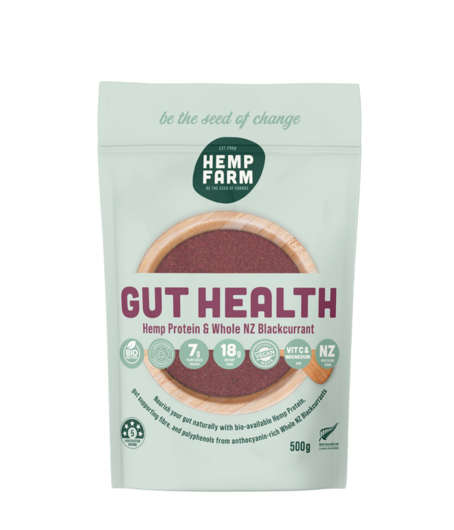 Hemp Farm Gut Health Product Photo