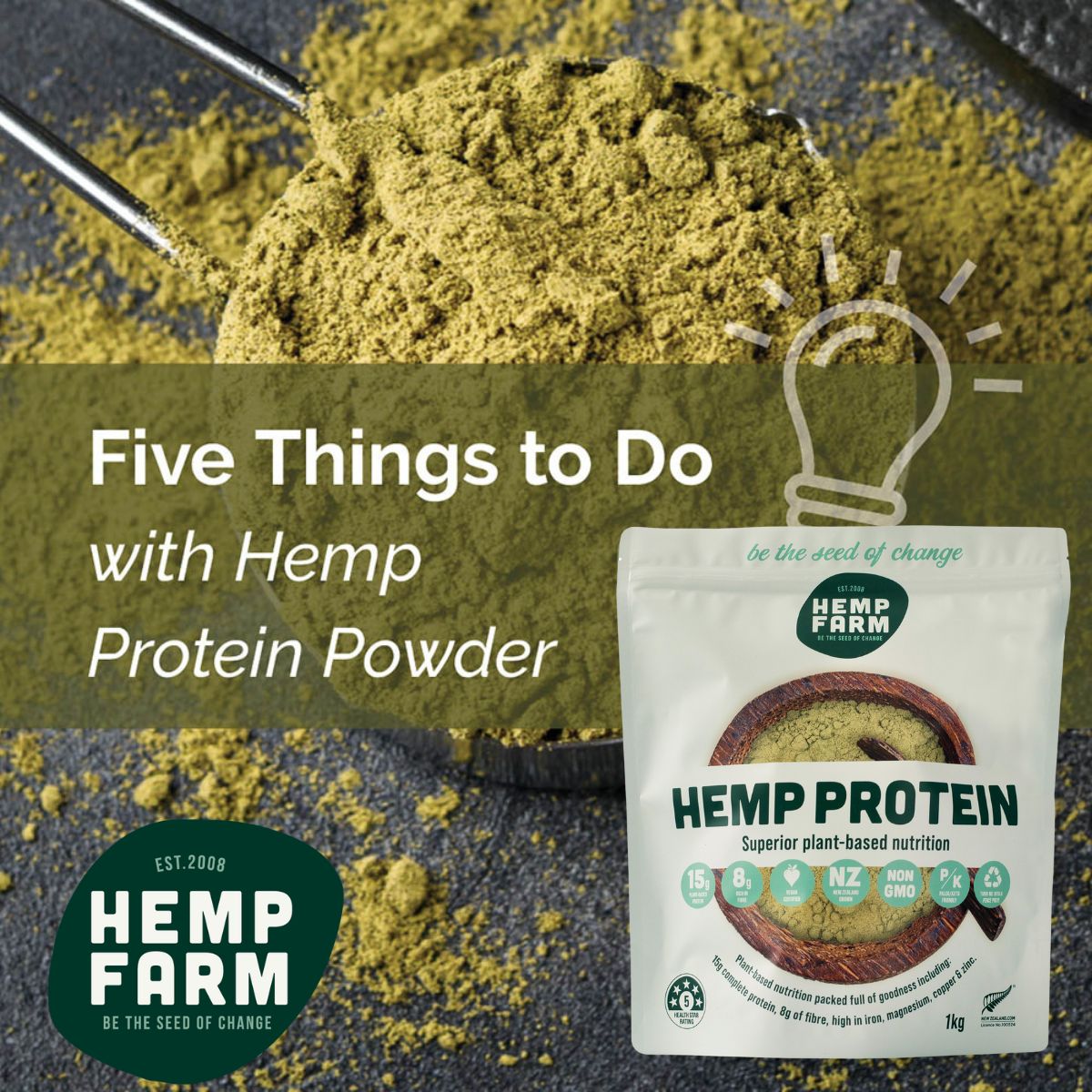 5 things to do with Hemp Protein Powder