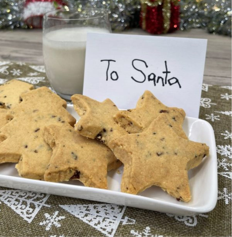 Shortbread Cookies and Creamy Hemp Milk