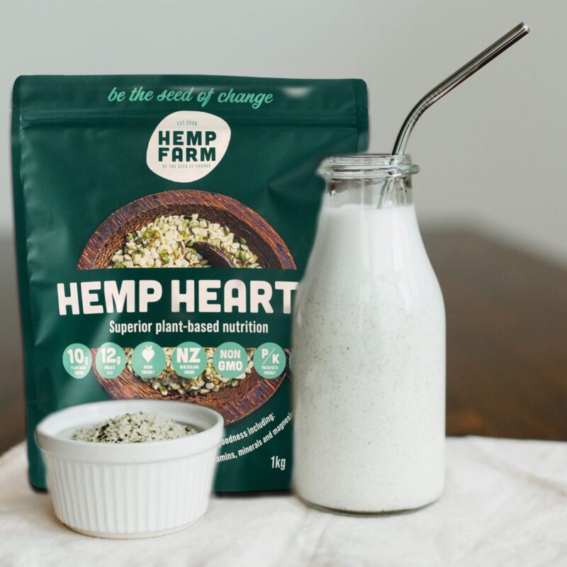 Easy Creamy Hemp Milk (dairy-free milk)