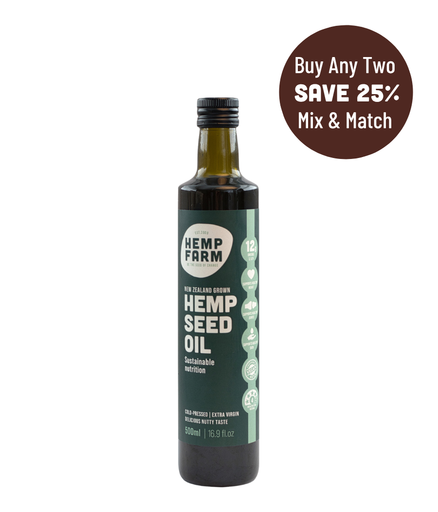 25% OFF HEMP SEED OIL SPECIAL